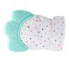 Baby Teething Gloves Safe Silicone Prevent Scratches Stimulating Teether Glove Sound Toy for