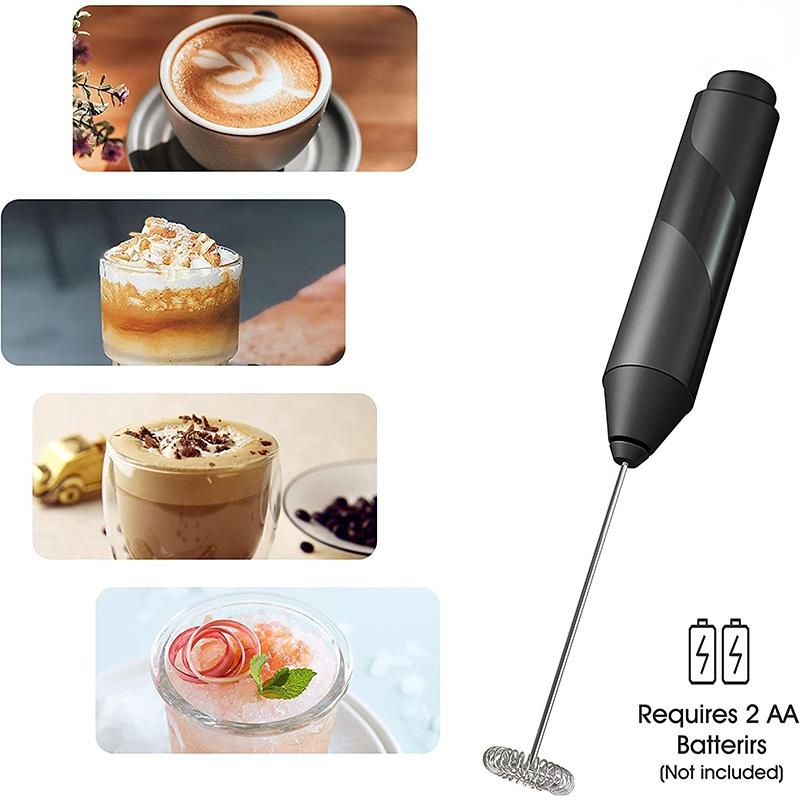 1PC Schiumatore Elettrico per Latte, Frusta per Bevande, Frusta per Uova, Frusta per Latte, Agitatore per Cottura in Cucina