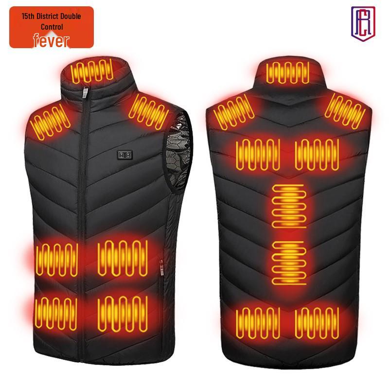 Smart USB Heated Vest: Unisex Winter/Autumn Thermal Wear with Constant Temperature Control