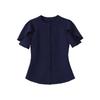 European and American Style, New Women's Clothing, Foreign Style, Fashionable Split-ended Bubble Sleeve Knitted Jacket 4192080