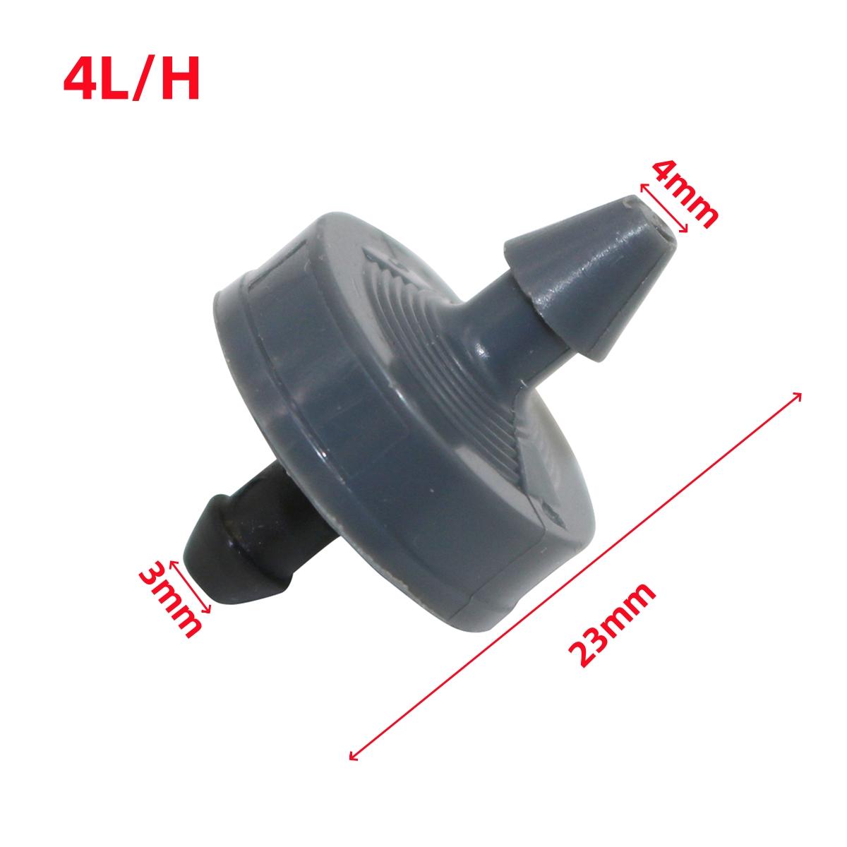 

2L/H 4L/H 8L/H Mini Pressure Compensating Drip Emitter 4/7mm Hose Garden Greenhouse Drip Emitter Drip Irrigation Fittings 500Pcs