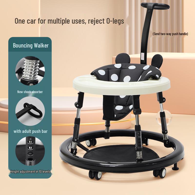 2023 Multi-Function Baby Walker Stroller: Anti-O-Leg Walking Aid for Children