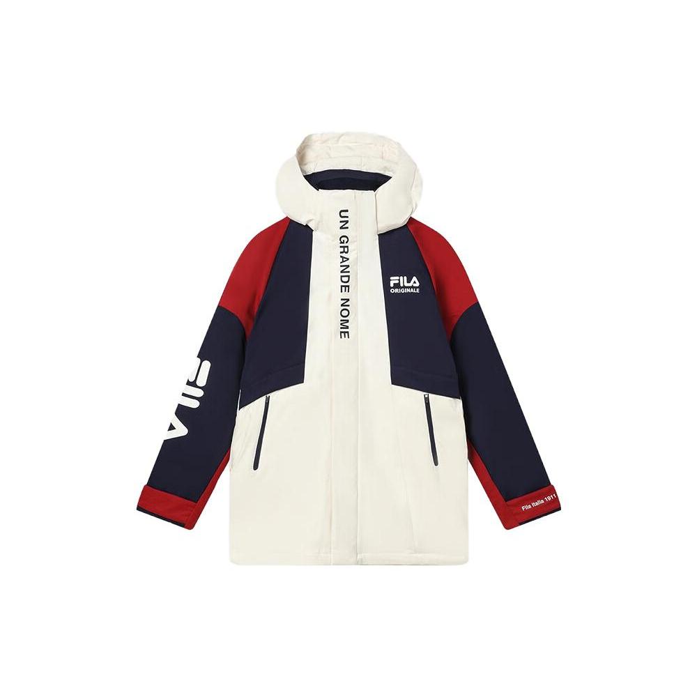 

Новый пуховик FILA мужской, свежий цвет слоновой кости F11M349901F-IV 2XL