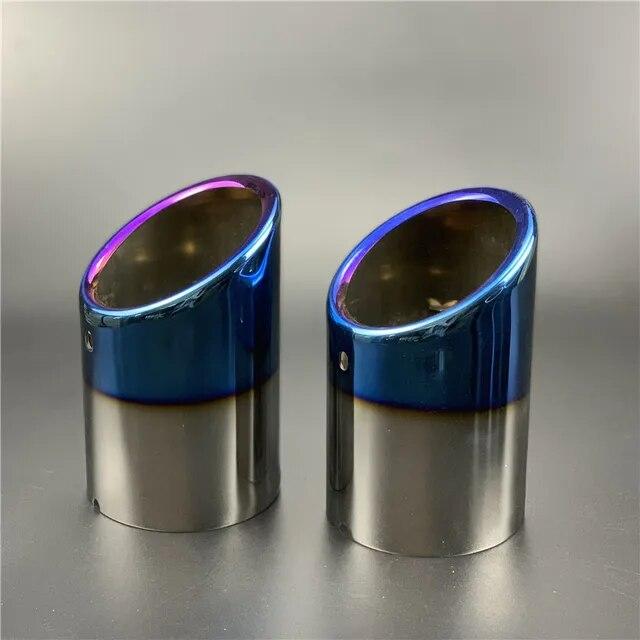 2pcs For Mazda CX-5 CX5 CX-8 CX-9 Auto Accessories Stainless Steel Car Exhaust Pipe Muffler Tail Throat Exterior Refit Products