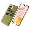 For Honor 400 5G (Global) Case Cloth+Hard PC Phone Cover with Dual Card Slots