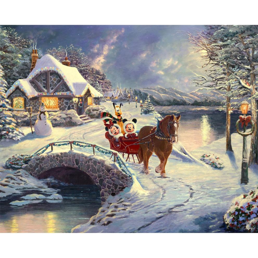 Diamond Painting Stitch Embroidery Supplies Snow White Canvas Princess Cross Stitching Kits Cartoon Decor for Home Gift