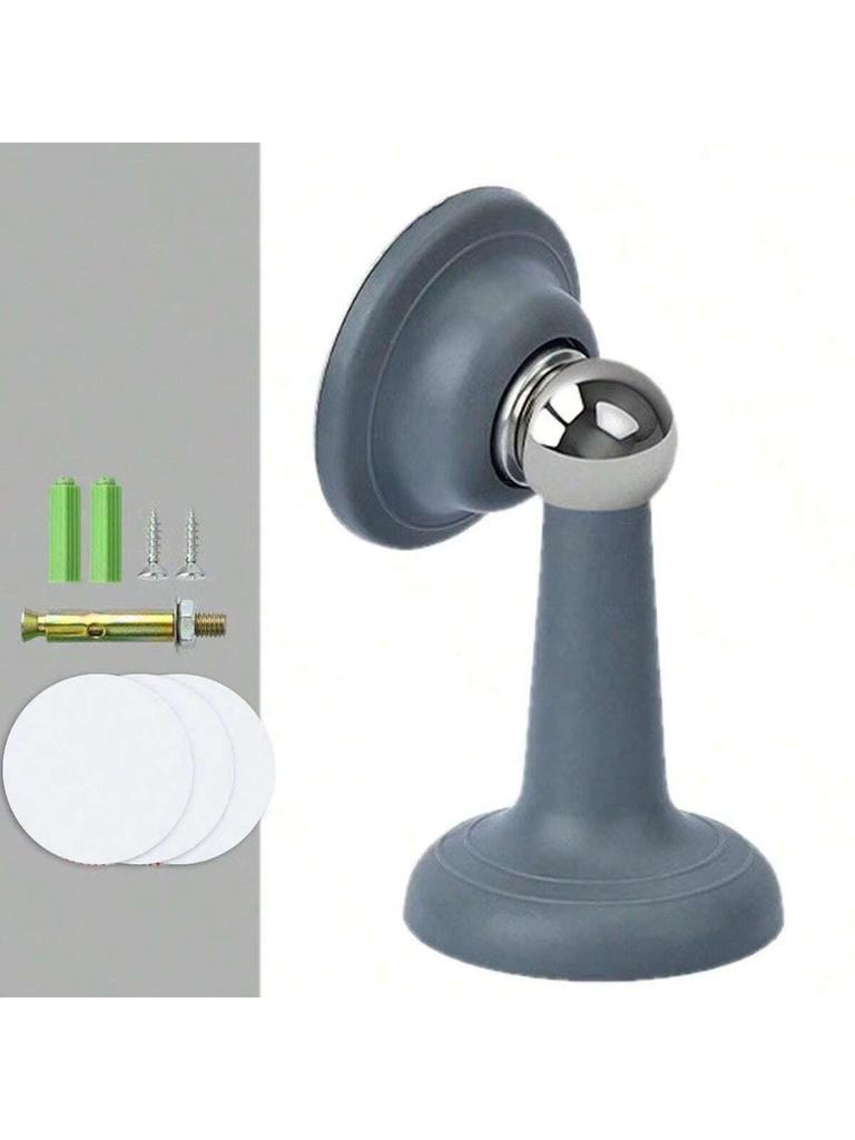 Silicone Anti-collision Door Stopper, Strong Magnetic, Silent Door Stopper, No Punching, Punching, Door Stop for Wall and Floor