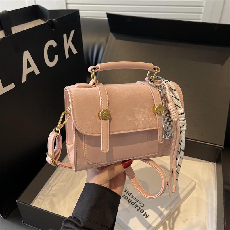 Handbag Women's New Fashion Small Square Bag One Shoulder Crossbody Bag Women's Bag