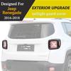 Tail Light Guard Cover Protection for Jeep Renegade 2016 2017 2018 Rear Light Trim Decoration Car Styling Exterior Accessories