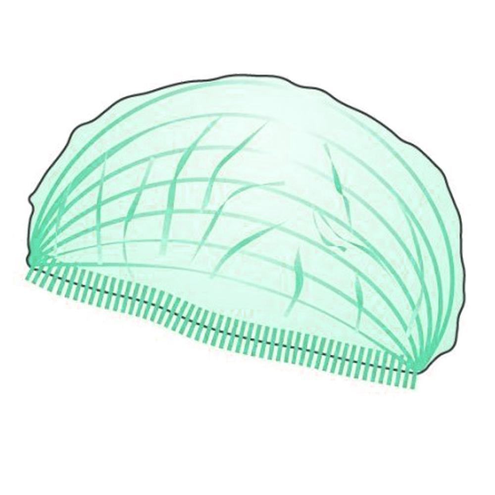 Disposable Cap Green Clip Non-woven 12G 100 Pcs