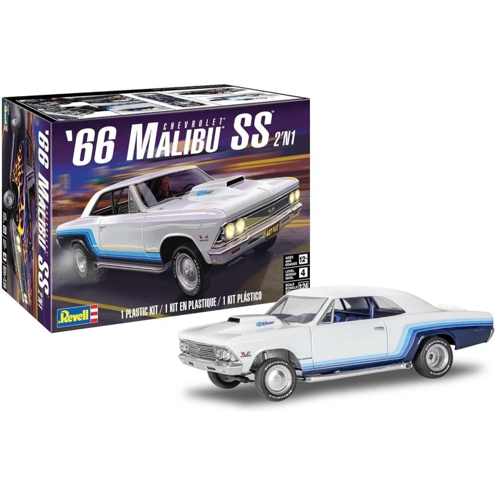 

German Level Revell American Level 1 24 66 Malibu Ss 2 N1 Plastic Model 14520 Molding Color