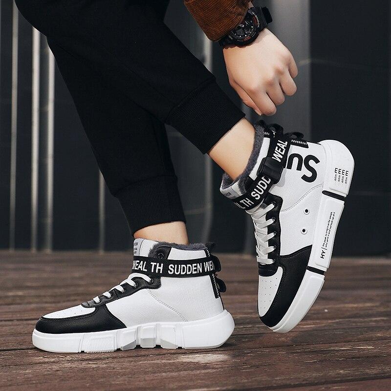 Noua tendință, pantofi casual pentru bărbați, pantofi de iarnă pentru bărbați, din bumbac, cu pluș, călduți, pantofi casual pentru bărbați, pantofi vulcanizați, la modă.