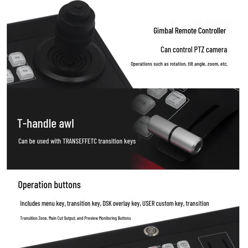 Tianying Shuitong VMIX Live Production Switcher & PTZ Controller