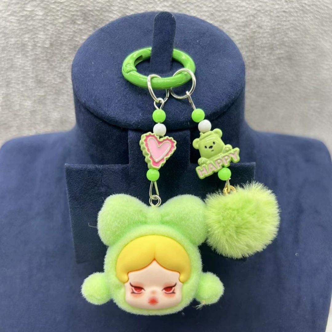 

SP Elf Girl Plush keychain Toys,SP Elf Girl Mobile Phone Bag Key Pendant Birthday Xmas Gifts for Kids Decor зелений