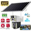 8MP 4K Solar Camera Outdoor Dual Lens WIFI Smart Life Home Automation IP Camera Night Vision Security Camera 360 Monitoring CCTV