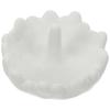 Trinket Storage Plate Jewelry Dish Scandinavian Style Photography Props White Ceramic 10.50X10.50X5.50CM 1Pack