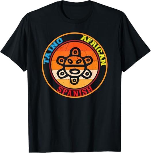 POPULAR! Taino African Spanish Puerto Rico Coqui Puerto Rican Root T-Shirt S-3XL XL