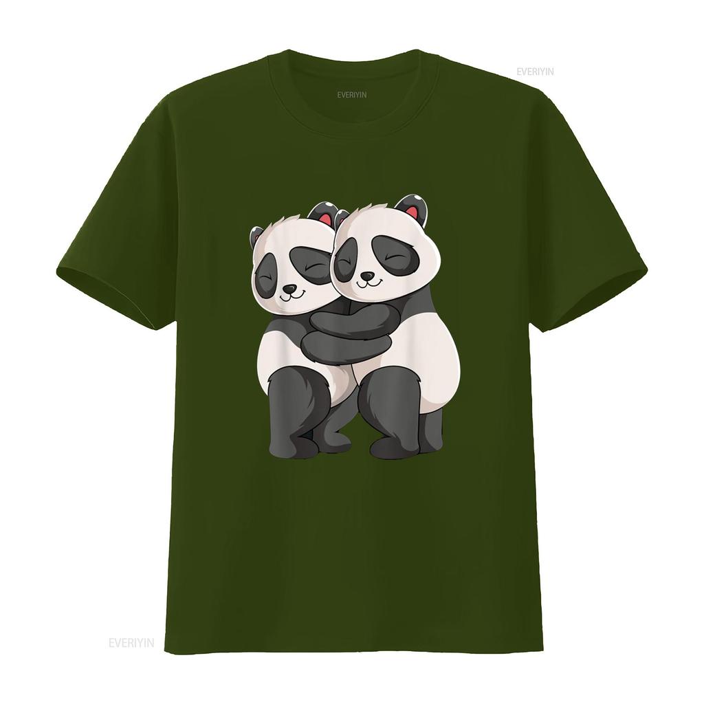 Panda Lover Kids Girls Women T Shirt vintage Washed Casual Top For Everyday Wear fashion graphic Versatile designer clothes