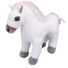 30cm White Plush Horse Toy Soft Stuffed Animal Horse Doll Ornament Fluffy Decoration for Home