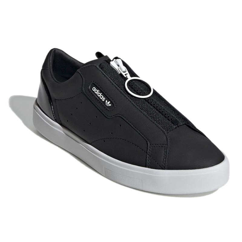 adidas Originals Sleek Zip 'Black White' Women's Sneakers EF0695