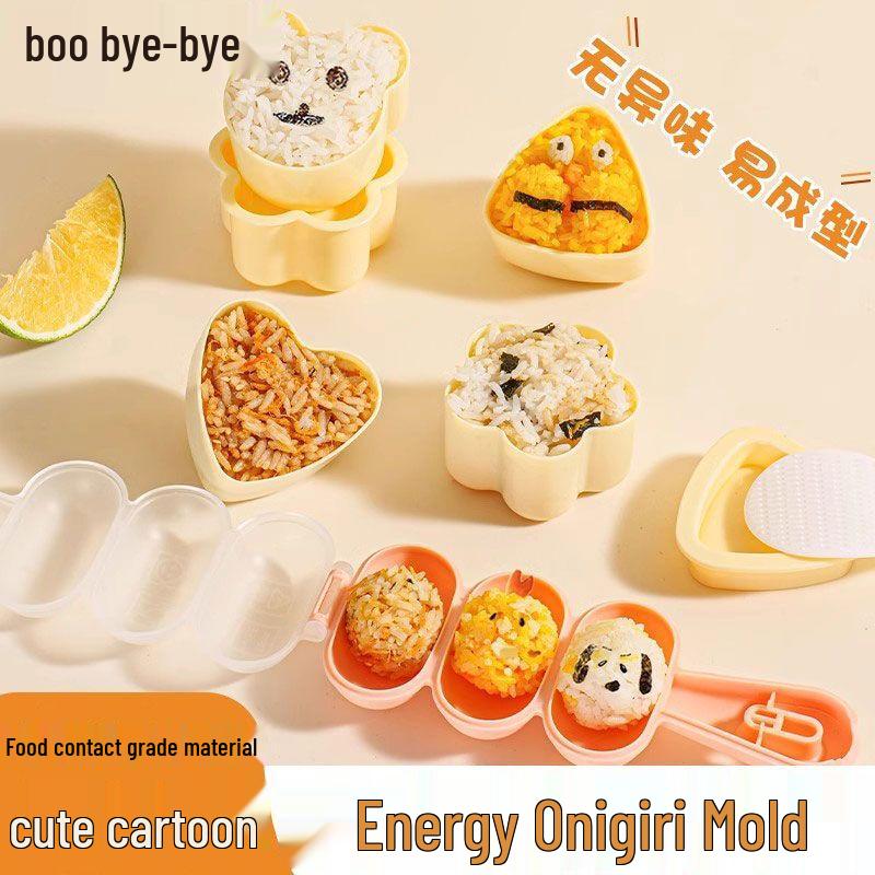 Bayco Baby Rice Ball & Sushi Mold Set (4-pack)