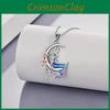 Unique Mermaid Star Multicolor Necklace For Women Stylish Alloy Pendant Gift