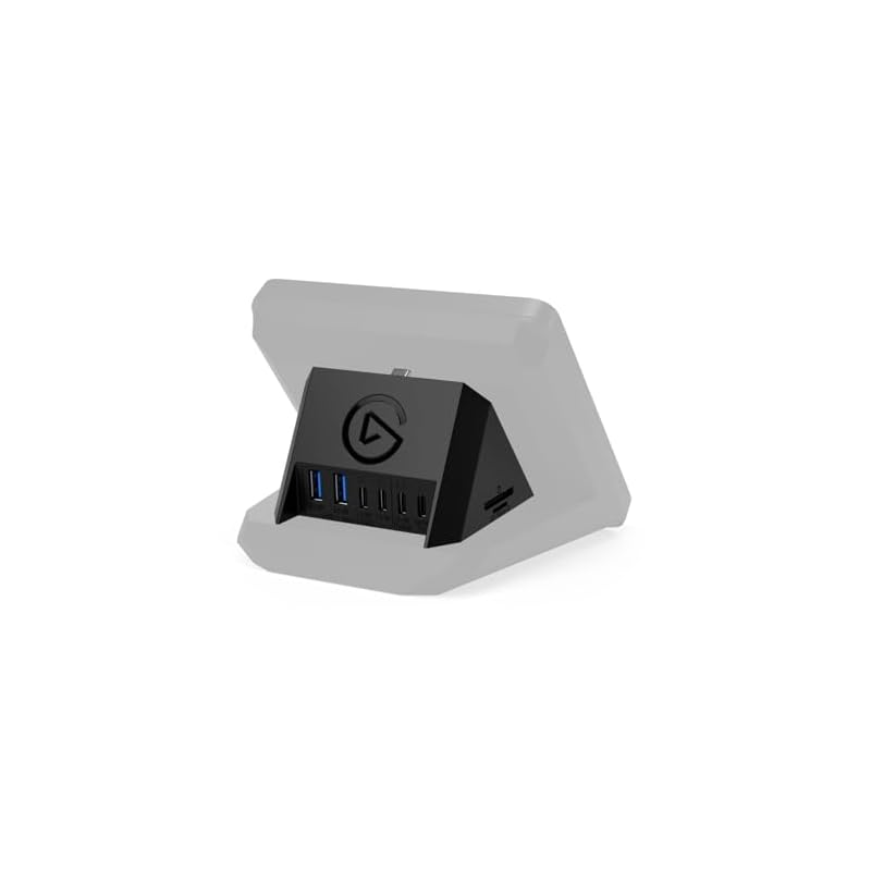 Elgato USB Hub – Optional for Stream Deck+, Two USB-C Ports, Two USB-A Ports, USB PD Port, SD/microSD Card Reader, Compatible with Mac/PC