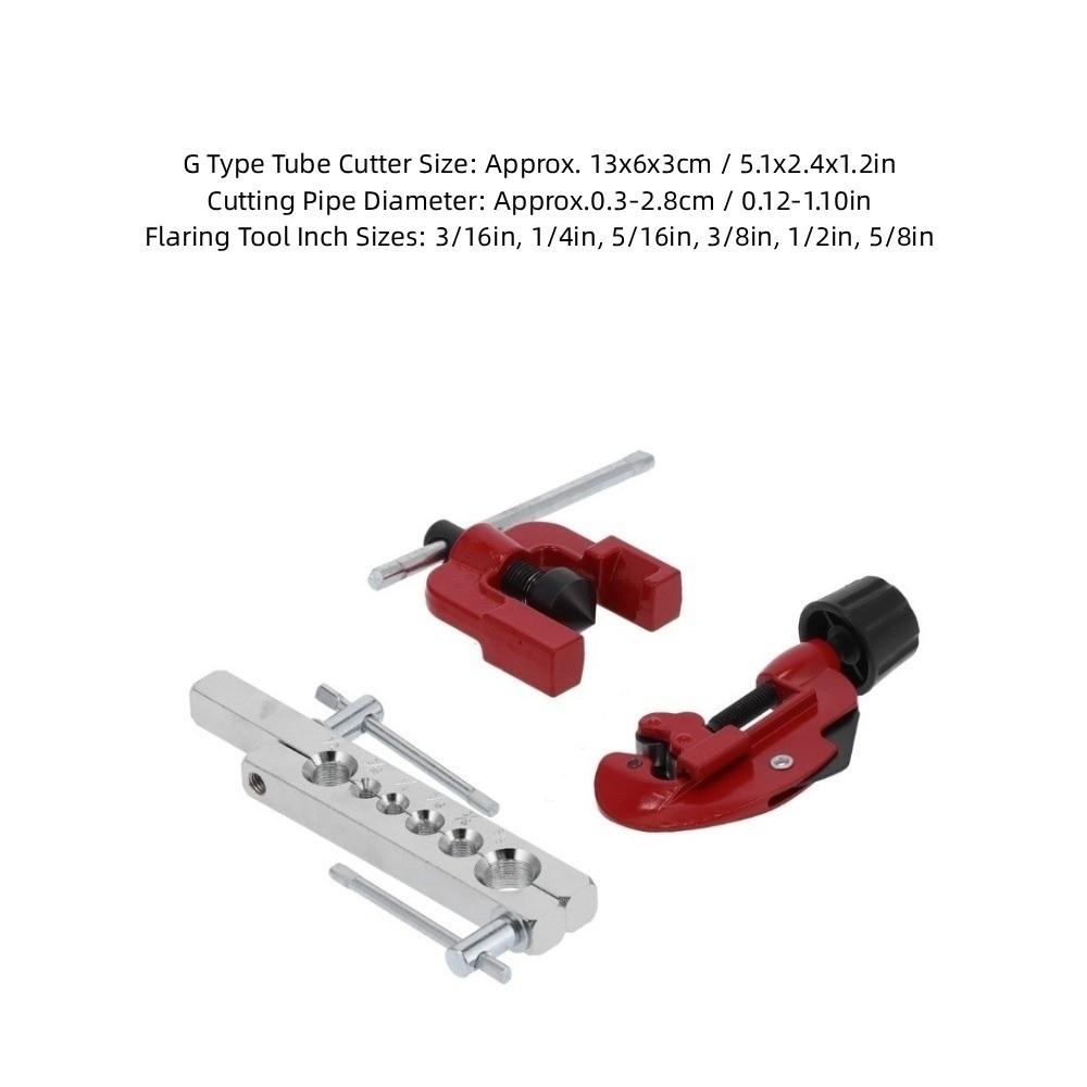 3Pcs G Type Tube Expander A set Spring Reamer Durable Flaring Tool Kit Plumbing