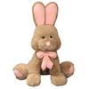Large Squatting Rabbit Doll Plush Toy Big Ears Rabbit Doll Girl Soothing Rag Doll Birthday Gift