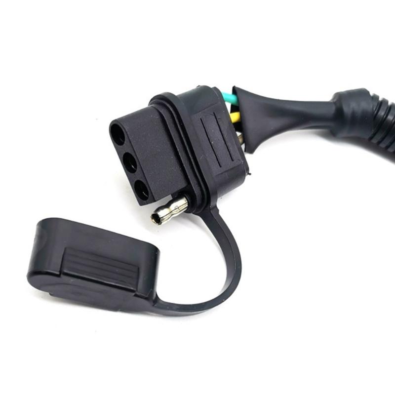 7 Pin To 4 Couplings Trailer Socket Towbar EU Plug Adapter Towing Cable Converters for Caravans Truck