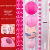Our Home Wedding Lantern Set: Atmosphere-Enhancing Pull Flower Decorations with Double Happiness Hanging Ornaments