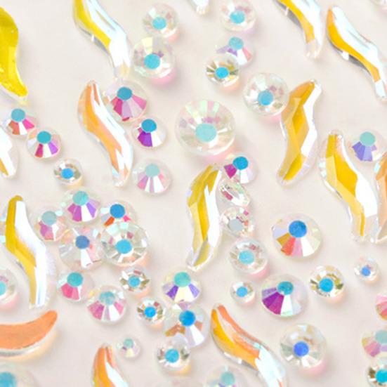 Maniküre Dekor flachen Boden DIY Handwerk Nagel Charme unregelmäßige Form Nagelkunst