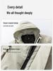 2025 Men's Korean Style Windproof Waterproof Hooded Jacket: Trendy Outdoor Workwear
