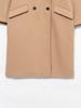 2023 Autumn/Winter Women's European-American Double-Breasted Mid-Length Loose Coat