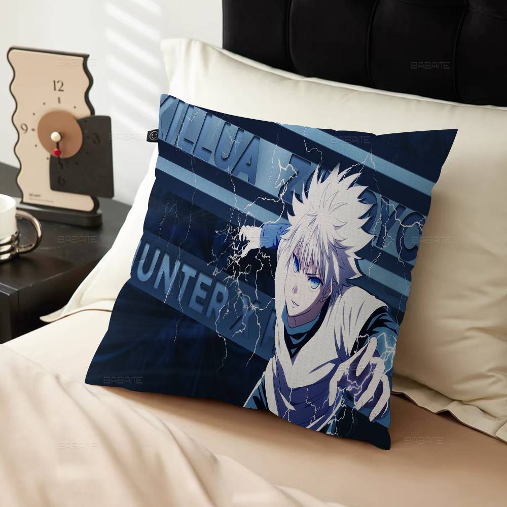 Anime Hisoka Hunter X Hunters Pillow Cover Sofa Cushion Cover Home Room Decoration Children Gift