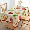Shana Tova Rectangle Waterproof Tablecloth Rosh Hashanah Jewish Holiday Party Decoration for Kitchen Dining Room Home Decor