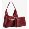 Lazy Style Retro Large-capacity Tote Bag Female Oil Wax Leather All-match Commuter One-shoulder Handbag