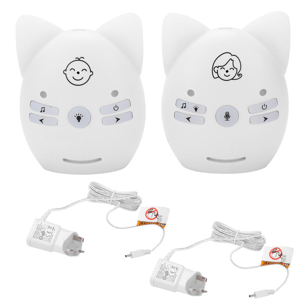 Wireless Audio Baby Monitor Two Way Talk Baby Monitor with Night Light Music