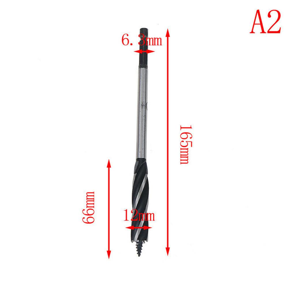 Vysoce kvalitní sada vrtáků 1ks Tesařský vrták Rychlý řez 1/4" 10-25 mm