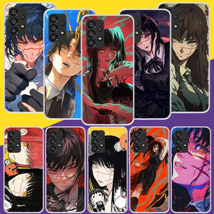 C-Chainsaw Mans Yoru War Devil Phone Case For Samsung Galaxy A52 A32 A22 A12 A02S A50S A30S A51 A31 AA71 Note 20 Ultra 10 S10 Pl