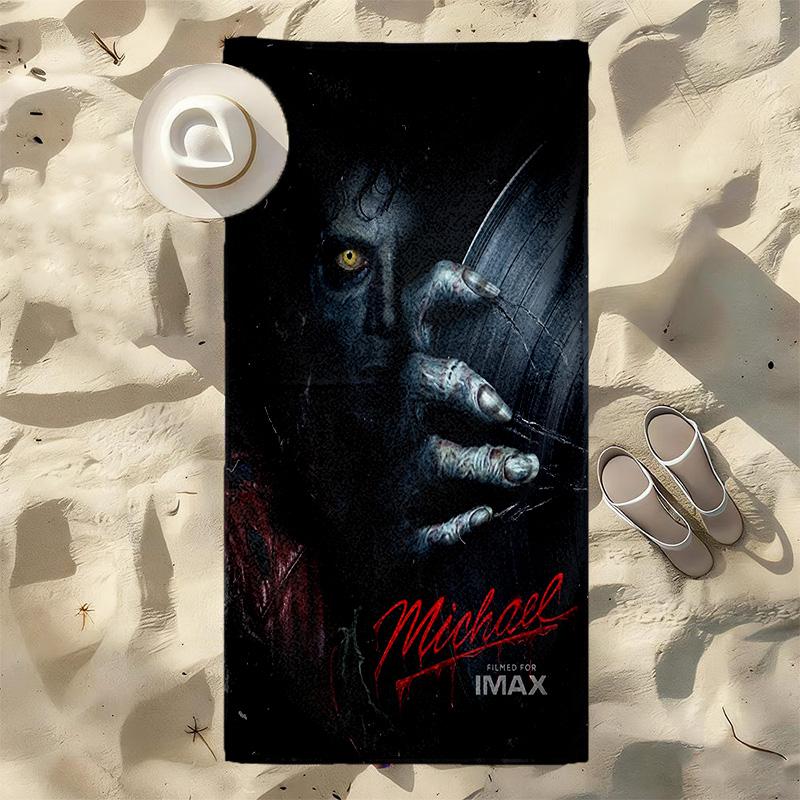 Horror Movie Stylish Digital Printing Beach Towel Quick‑Drying Absorbent Blanket for Beach Pool Gym Travel C3187