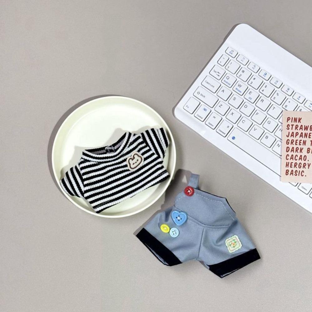 Dress Up Plush Doll Clothes Suit No Attribute Doll Clothes Cotton Doll Clothes  Children's Gift