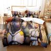 Game Overwatch 2 Invasion Bedding Collection Single Twin Full Queen King Size Bed Collection Adult Boys Bedroom Duvet Cover Collections New Anime