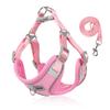 Summer new leash thin puppy pet chest strap vest type breathable dog chest back lightweight dog rope