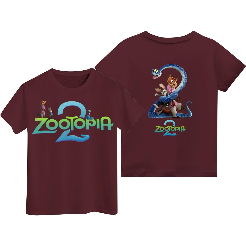 Children's Casual Fashion Cartoon Print Short-sleeved T-shirt Top