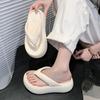 Fashion Summer Eva Platform Flip Flops for Women 2025 Non Slip Clip Toe Beach Slippers Woman Comfortable Thick Bottom Slides Sandals