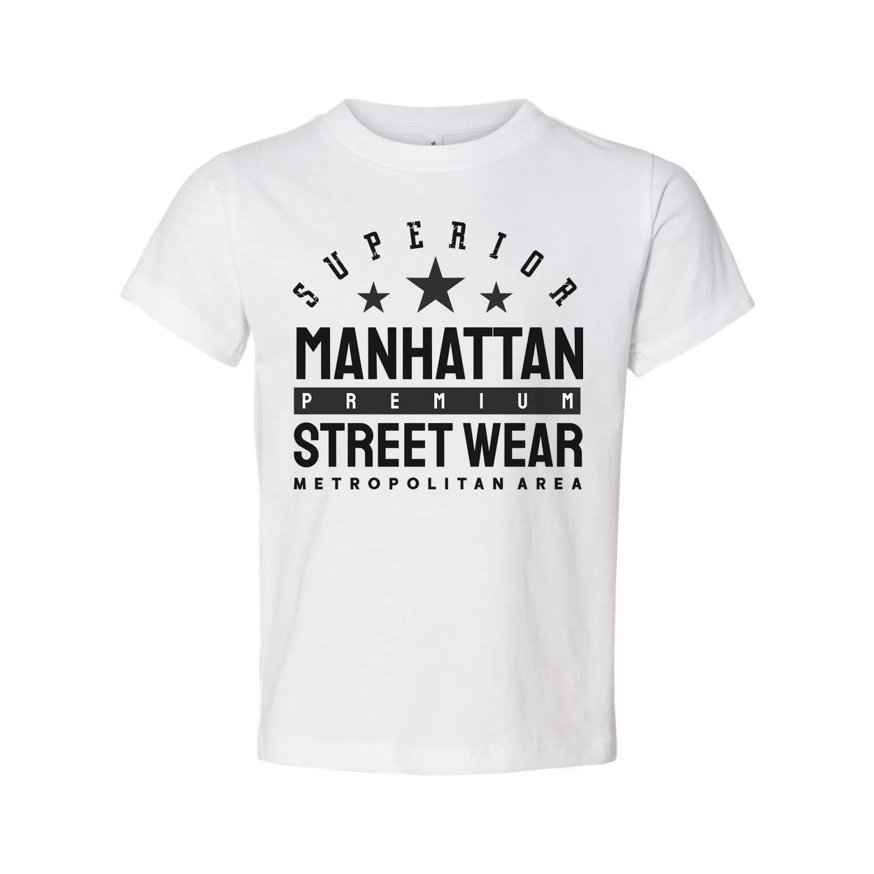 

Superior Manhattan Street Wear Premium T Shirt Metropolitan Area Graphic Tee Uni S