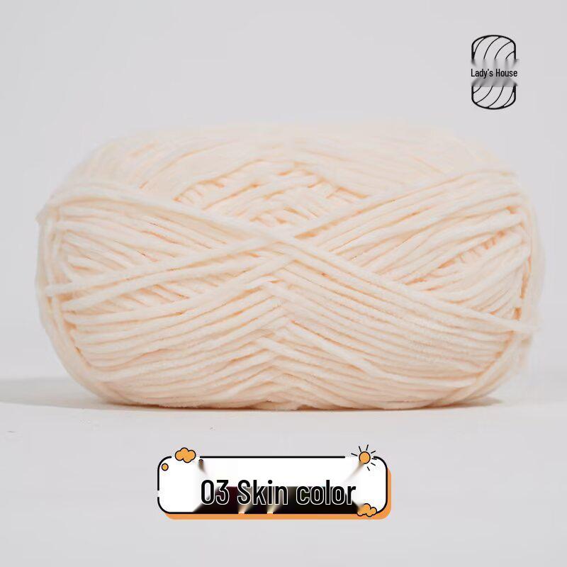 Meng Xiao Ya Matte Chenille Golden Velvet DIY Crochet Doll Bag Kit