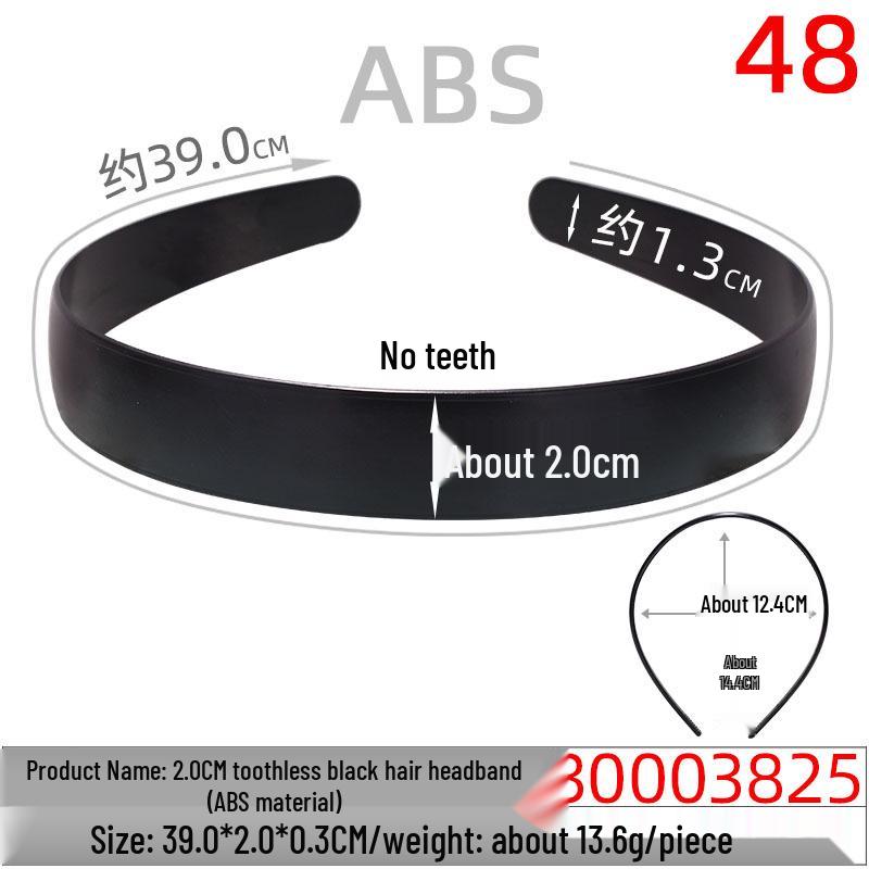 Unisex Invisible Sports Iron Headband - Korean Style Wave Hair Clip.