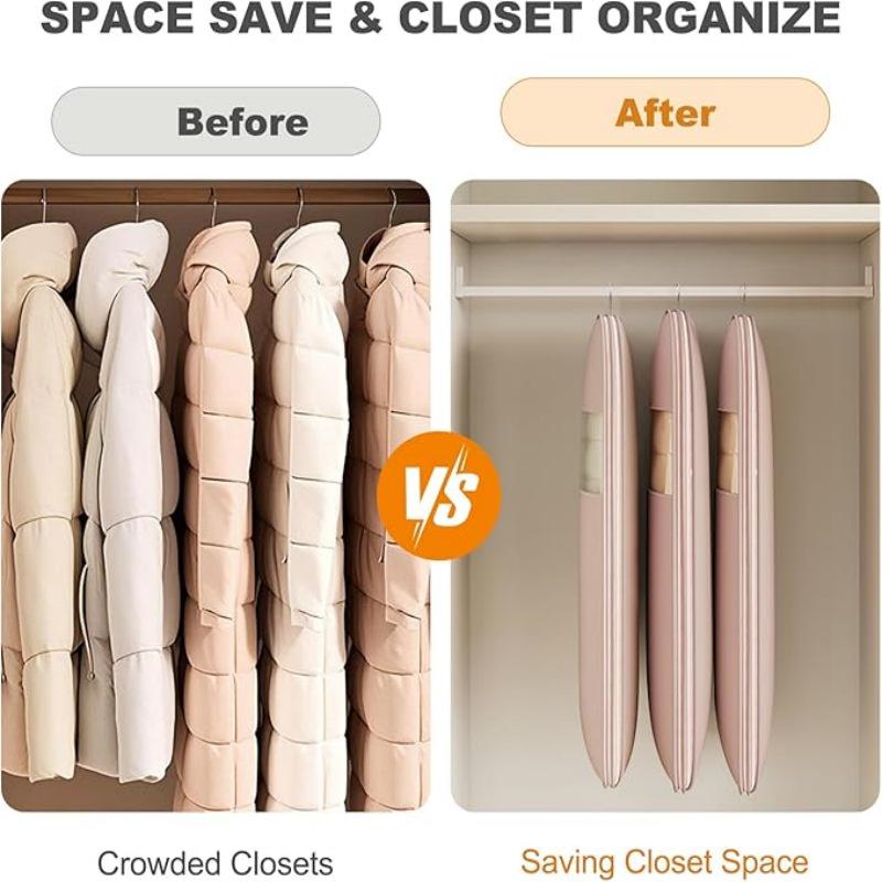 Clear Hanging Dustproof Cover for Wardrobe Down Jackets